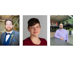 Lowell Olcott, ETC Product Marketing Manager (L), Rebecca Knipfer, ETC Rigging Product Manager (M), Kirk Starks, ETC Product Manager (R) Lowell Olcott, ETC Product Marketing Manager (L), Rebecca Knipfer, ETC Rigging Product Manager (M), Kirk Starks, ETC Product Manager (R)