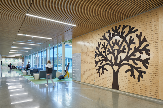 Lighting designer Aprille Balangue assisted Washington’s Madrona School in realizing the potential of its new LED lighting through luminaire level lighting controls.