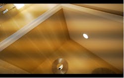 FIG. 1. Dark lines can appear in video recorded images with low lighting quality. FIG. 1. Dark lines can appear in video recorded images with low lighting quality.