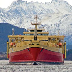 The Ramform Sovereign is one of eight seabed surveying vessels that Glamox is lighting for PGS.
