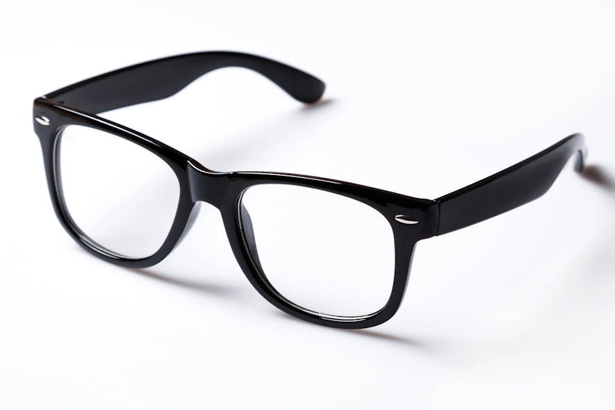 Glasses like these could provide an AR experience using ams Osram laser diodes inside TriLite&rsquo;s small Trixel 3 projector mounted near the hinges.