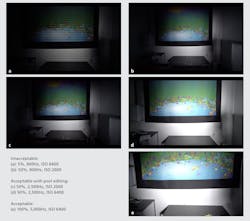 FIG. 4. Screenshots from video recordings of the experimental conditions. FIG. 4. Screenshots from video recordings of the experimental conditions.