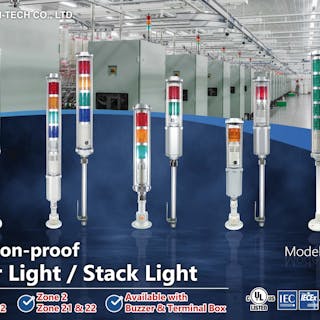 Explosion Proof Tower Light Stack Light For Cid2 Hazardous Areas