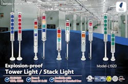 Explosion Proof Tower Light Stack Light For Cid2 Hazardous Areas