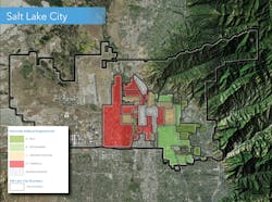 FIG. 1. Redlining in Salt Lake City. FIG. 1. Redlining in Salt Lake City.