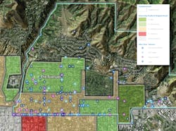 FIG. 5. Comparing after-dark collisions in the redlined (top) versus non-redlined neighborhoods (bottom). FIG. 5. Comparing after-dark collisions in the redlined (top) versus non-redlined neighborhoods (bottom).