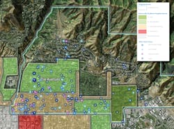 FIG. 6. Comparing after-dark crime in the redlined (top) versus non-redlined neighborhoods (bottom). FIG. 6. Comparing after-dark crime in the redlined (top) versus non-redlined neighborhoods (bottom).