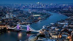 London at night. London at night.