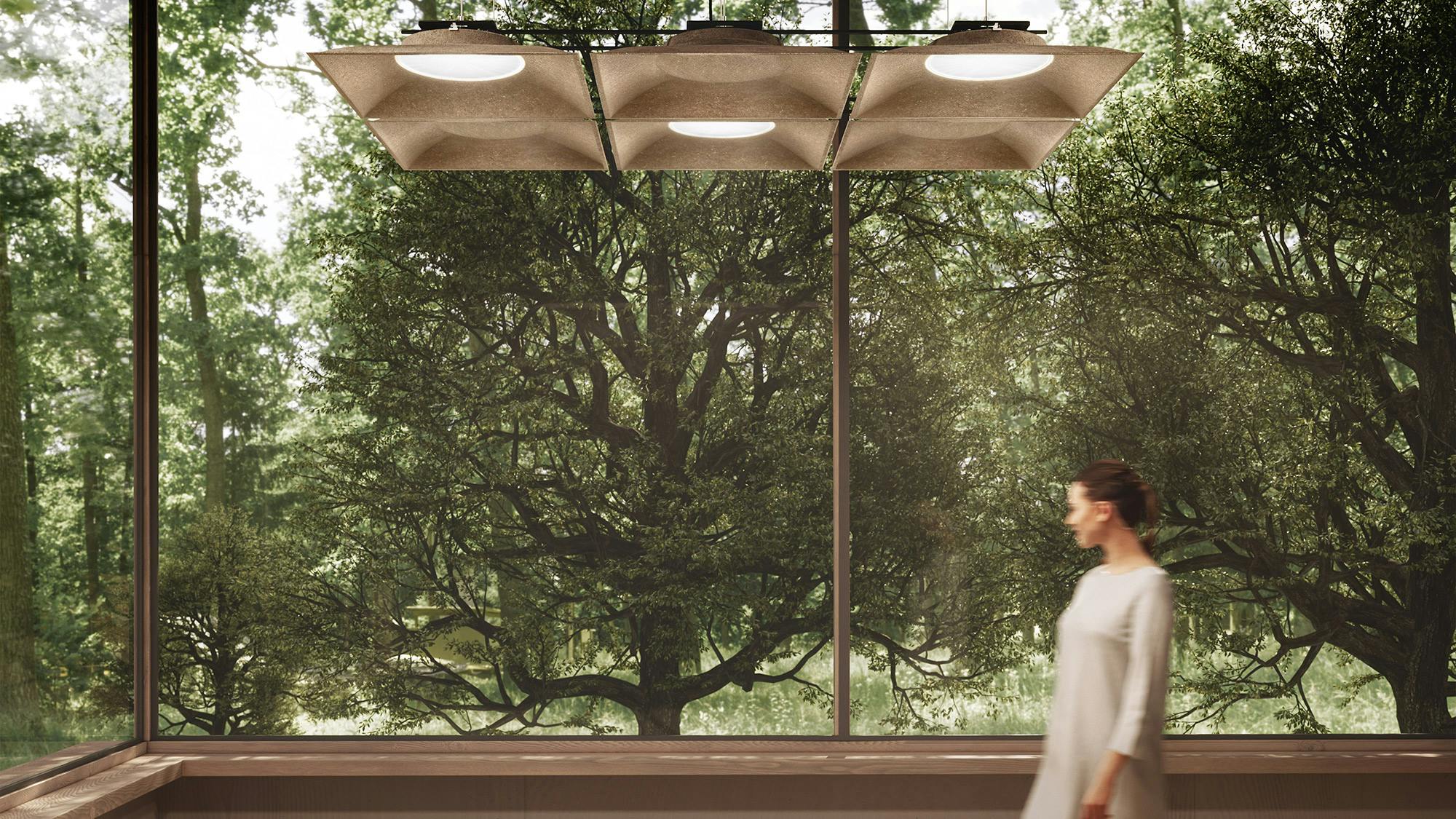 Flux has been part of the lighting lexicon for a long time. Now flax is entering the vocabulary, as iGuzzini is using the plant to make the Light Shade Linen luminaire, pictured.