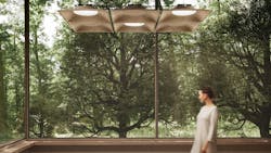 Flux has been part of the lighting lexicon for a long time. Now flax is entering the vocabulary, as iGuzzini is using the plant to make the Light Shade Linen luminaire, pictured. Flux has been part of the lighting lexicon for a long time. Now flax is entering the vocabulary, as iGuzzini is using the plant to make the Light Shade Linen luminaire, pictured.