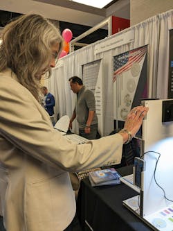 Cree LED Pro9 LEDs on display with tunable CCT and dimming test station. Cree LED Pro9 LEDs on display with tunable CCT and dimming test station.