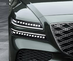 Headlamps of GV80, a luxury SUV of Genesis, with Seoul Semiconductor&rsquo;s WICOP technology applied