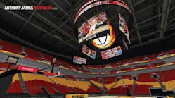 AJP - Miami Heat Kaseya Center Scoreboard AJP - Miami Heat Kaseya Center Scoreboard